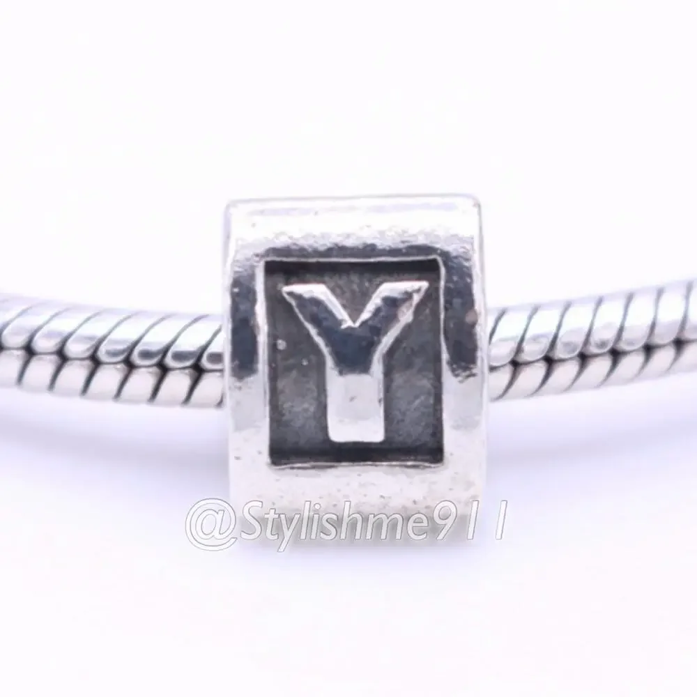 Authentic PANDORA Retired Alphabet Letter - Y
